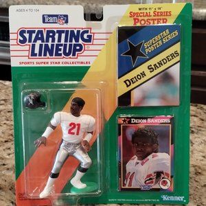 Vintage Deion Sanders Starting Lineup Figure NIB 1992